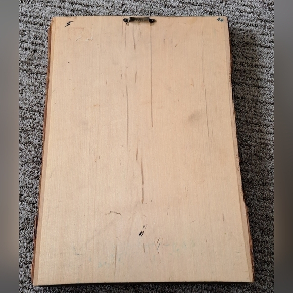 Rosi Art Oil Artist On Wood Painting Original Mallard Duck In Flight Cattails - Picture 12 of 12